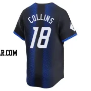 Tyler Collins Men's Detroit Tigers Blue Limited 2024 City Connect Jersey