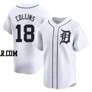 Tyler Collins Men's Detroit Tigers White Limited Home Jersey