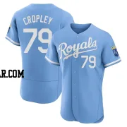 Tyler Cropley Men's Kansas City Royals Light Blue Authentic 2022 Alternate Jersey