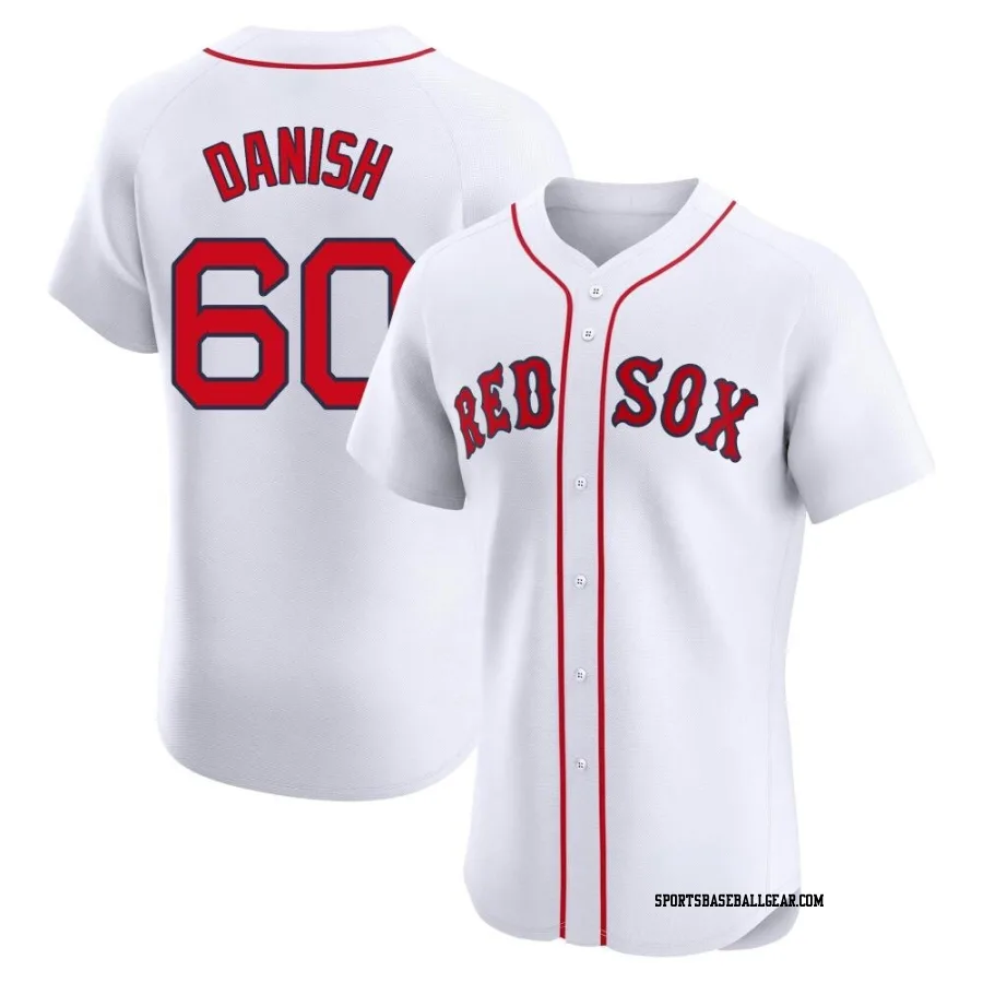 Tyler Danish Men's Boston Red Sox White Elite Home Jersey