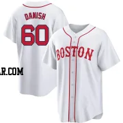 Tyler Danish Men's Boston Red Sox White Replica 2021 Patriots' Day Jersey