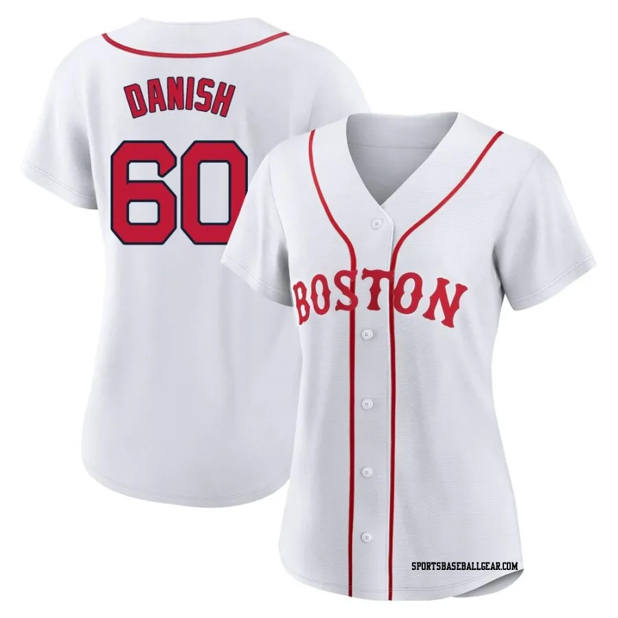 Tyler Danish Women's Boston Red Sox White Authentic 2021 Patriots' Day Jersey