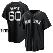 Tyler Danish Youth Boston Red Sox Black/White Replica Jersey