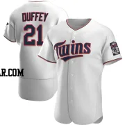 Tyler Duffey Men's Minnesota Twins White Authentic Home Jersey