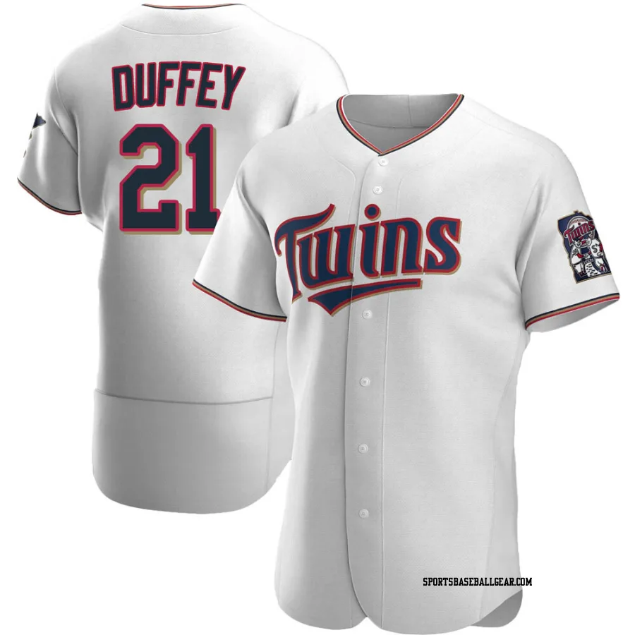 Tyler Duffey Men's Minnesota Twins White Authentic Home Jersey