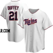 Tyler Duffey Men's Minnesota Twins White Replica Home Jersey