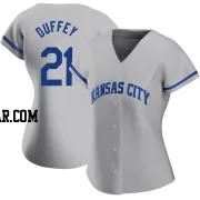 Tyler Duffey Women's Kansas City Royals Gray Replica 2022 Road Jersey