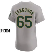 Tyler Ferguson Men's Oakland Athletics Gray Elite Road Jersey