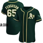 Tyler Ferguson Men's Oakland Athletics Green Authentic Alternate Jersey