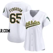 Tyler Ferguson Women's Oakland Athletics White Limited Home Jersey