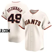 Tyler Fitzgerald Men's San Francisco Giants Cream Limited Home Jersey