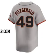 Tyler Fitzgerald Men's San Francisco Giants Gray Limited Away Jersey