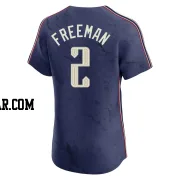 Tyler Freeman Men's Cleveland Guardians Navy Elite 2024 City Connect Jersey