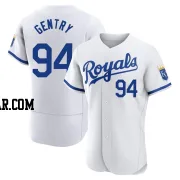 Tyler Gentry Men's Kansas City Royals White Authentic 2022 Home Jersey