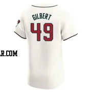 Tyler Gilbert Men's Arizona Diamondbacks Cream Elite Home Jersey