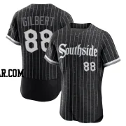 Tyler Gilbert Men's Chicago White Sox Black Authentic 2021 City Connect Jersey