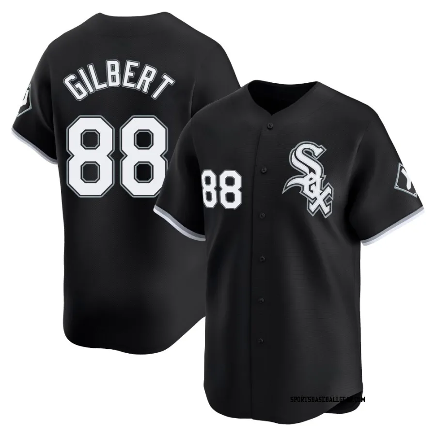 Tyler Gilbert Men's Chicago White Sox Black Limited Alternate Jersey