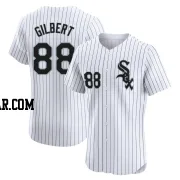 Tyler Gilbert Men's Chicago White Sox White Elite Home Jersey