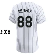 Tyler Gilbert Men's Chicago White Sox White Elite Home Jersey