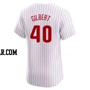 Tyler Gilbert Men's Philadelphia Phillies White Elite Home Jersey