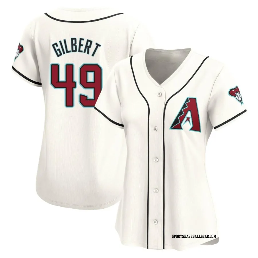 Tyler Gilbert Women's Arizona Diamondbacks White Limited Home Jersey