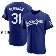 Tyler Glasnow Men's Los Angeles Dodgers Royal Authentic 2021 City Connect Jersey