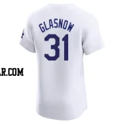 Tyler Glasnow Men's Los Angeles Dodgers White Elite Home Jersey