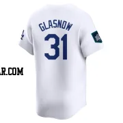 Tyler Glasnow Men's Los Angeles Dodgers White Limited 2024 World Tour Seoul Series Home Jersey