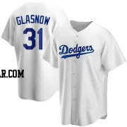 Tyler Glasnow Men's Los Angeles Dodgers White Replica Home Jersey