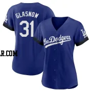 Tyler Glasnow Women's Los Angeles Dodgers Royal Authentic 2021 City Connect Jersey