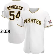 Tyler Heineman Men's Pittsburgh Pirates White Authentic Home Jersey