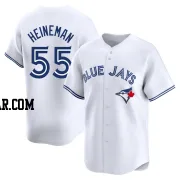 Tyler Heineman Men's Toronto Blue Jays White Limited Home Jersey