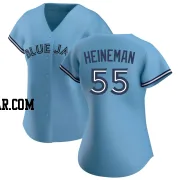 Tyler Heineman Women's Toronto Blue Jays Blue Authentic Jersey