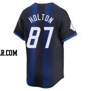 Tyler Holton Men's Detroit Tigers Blue Limited 2024 City Connect Jersey