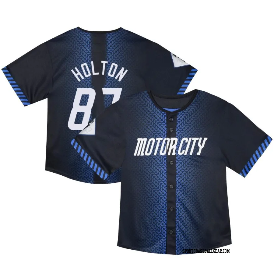 Tyler Holton Toddler Detroit Tigers Blue Limited & Preschool 2024 City Connect Jersey