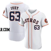 Tyler Ivey Men's Houston Astros White Authentic 2022 World Series Champions Home Jersey