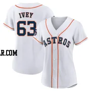 Tyler Ivey Women's Houston Astros White Authentic 2022 World Series Champions Home Jersey