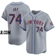 Tyler Jay Men's New York Mets Gray Limited Away Jersey