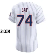 Tyler Jay Men's New York Mets White Elite Home Jersey