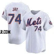 Tyler Jay Men's New York Mets White Limited Home Jersey