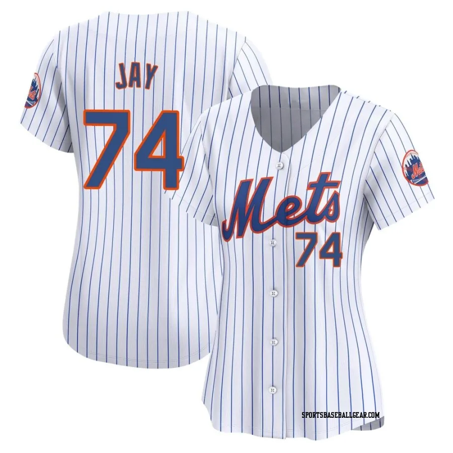 Tyler Jay Women's New York Mets White Limited Home Jersey