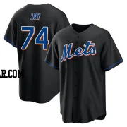 Tyler Jay Youth New York Mets Black Replica 2022 Alternate Jersey