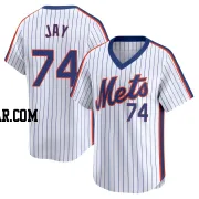 Tyler Jay Youth New York Mets White Limited Cooperstown Collection Jersey