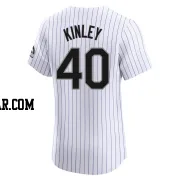 Tyler Kinley Men's Colorado Rockies White Elite Home Jersey