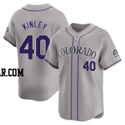 Tyler Kinley Youth Colorado Rockies Gray Limited Road Jersey