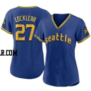 Tyler Locklear Women's Seattle Mariners Royal Replica 2023 City Connect Jersey