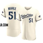 Tyler Mahle Men's Minnesota Twins Cream Authentic Alternate 2023 Jersey