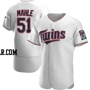 Tyler Mahle Men's Minnesota Twins White Authentic Home Jersey