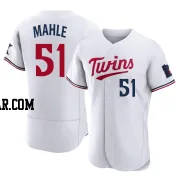 Tyler Mahle Men's Minnesota Twins White Authentic Home Jersey