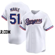 Tyler Mahle Men's Texas Rangers Gold Limited White 2024 Collection Jersey